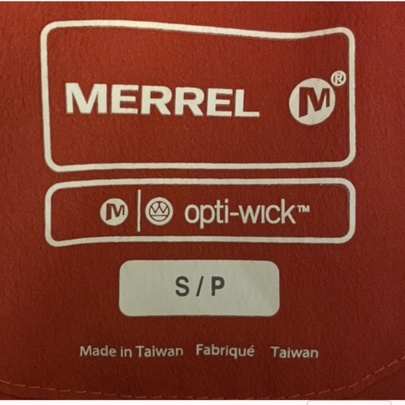 Merrell RUST Short Sleeved Shirt, S. Fall Sale - Picture 5 of 5